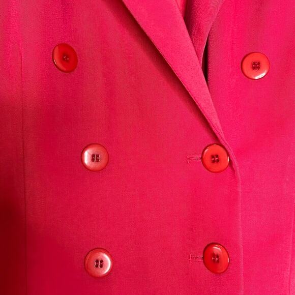 Pendleton Vintage Red Short Sleeve Suit Jacket - Picture 5 of 10